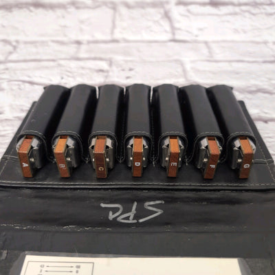 Hohner Blues Harps Harmonica Set - 7 Harmonicas w/ Leather Case