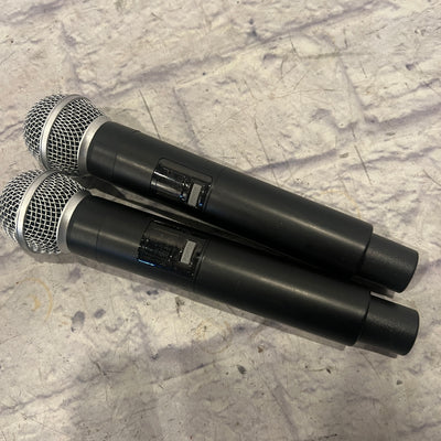 D Debra VM302 Dual Handheld VHF Wireless Microphone Set