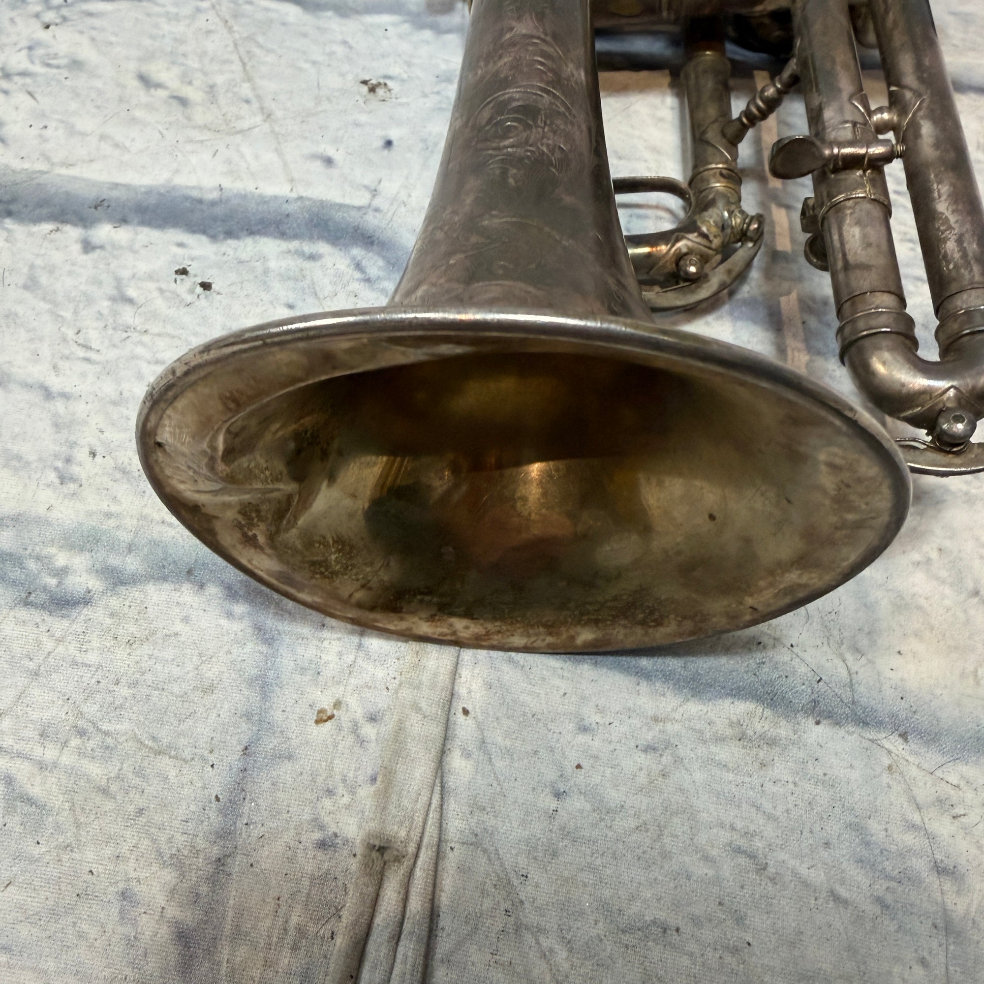 Antique C.G. Conn Perfected Wonder Cornet