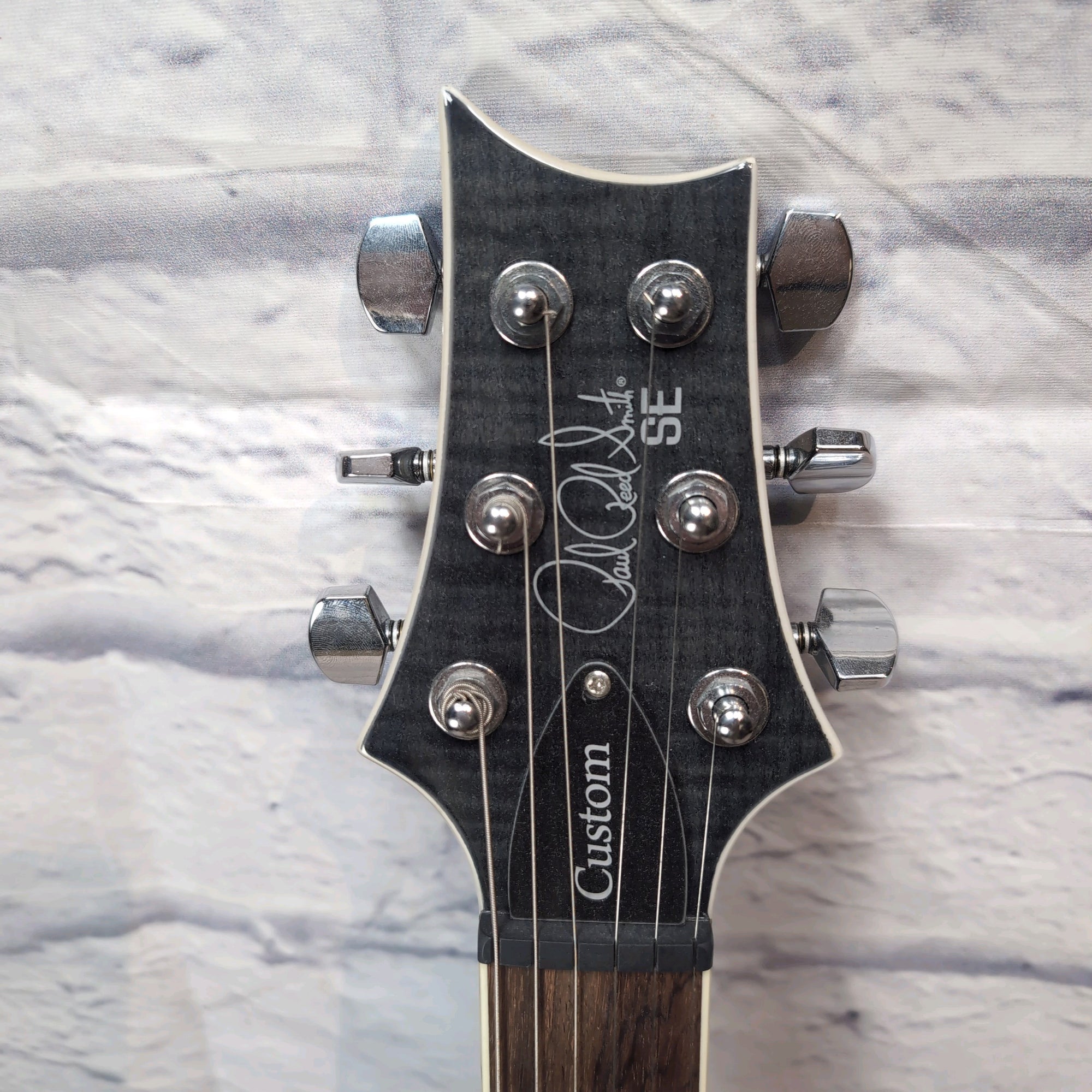 PRS Paul Reed Smith SE Custom 24 Grey Black Electric Guitar w/ Gig Bag