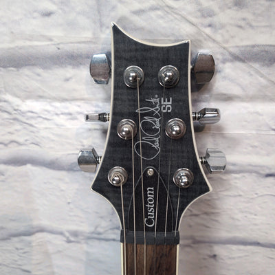 PRS Paul Reed Smith SE Custom 24 Grey Black Electric Guitar w/ Gig Bag