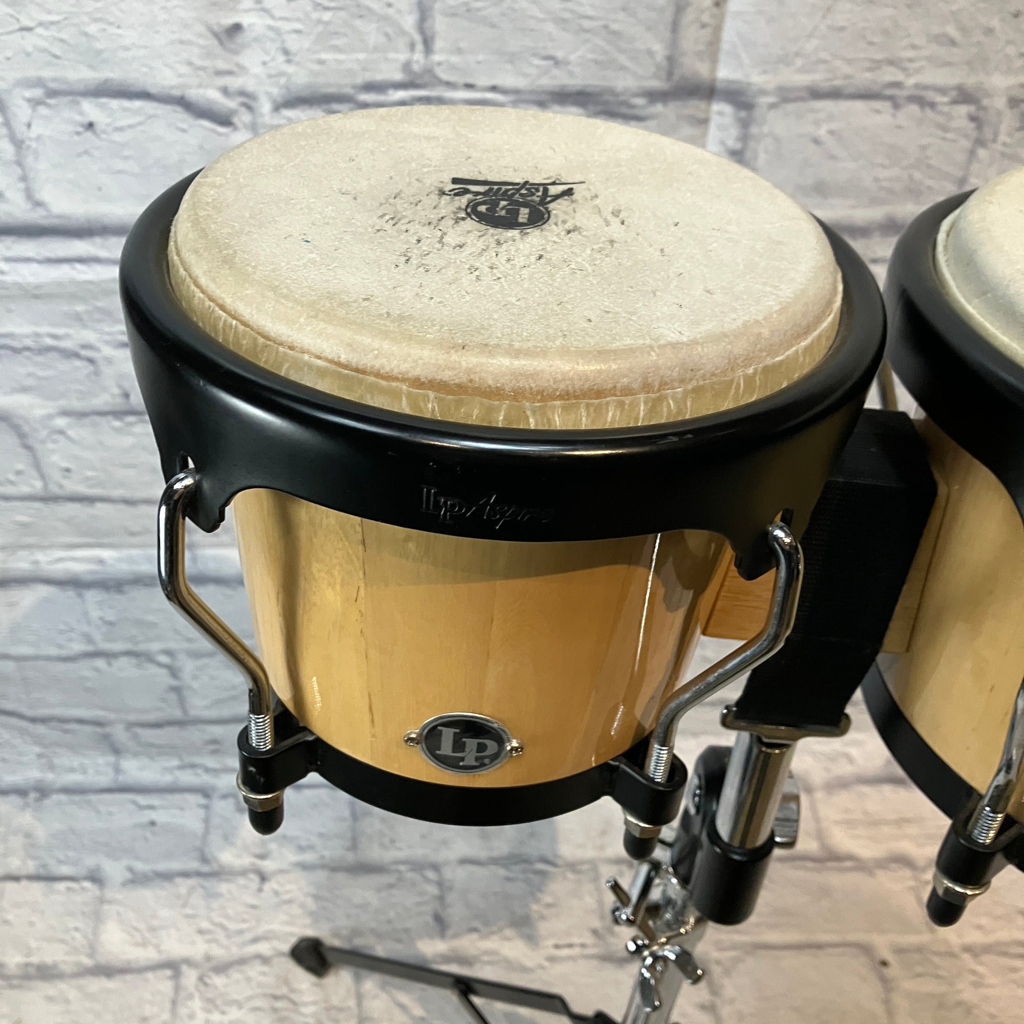 LP Latin Percussion Aspire Bongos W/ Stand