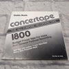 Radio Shack Concertape 1800 7 Inch Recording Tape SEALED