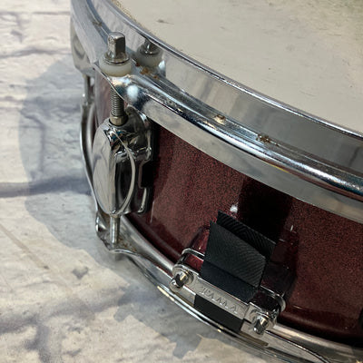 Tama Silverstar Snare Drum Red Sparkle