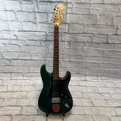 Fender Squier Standard Series HH Stratocaster Electric Guitar - Metallic Green