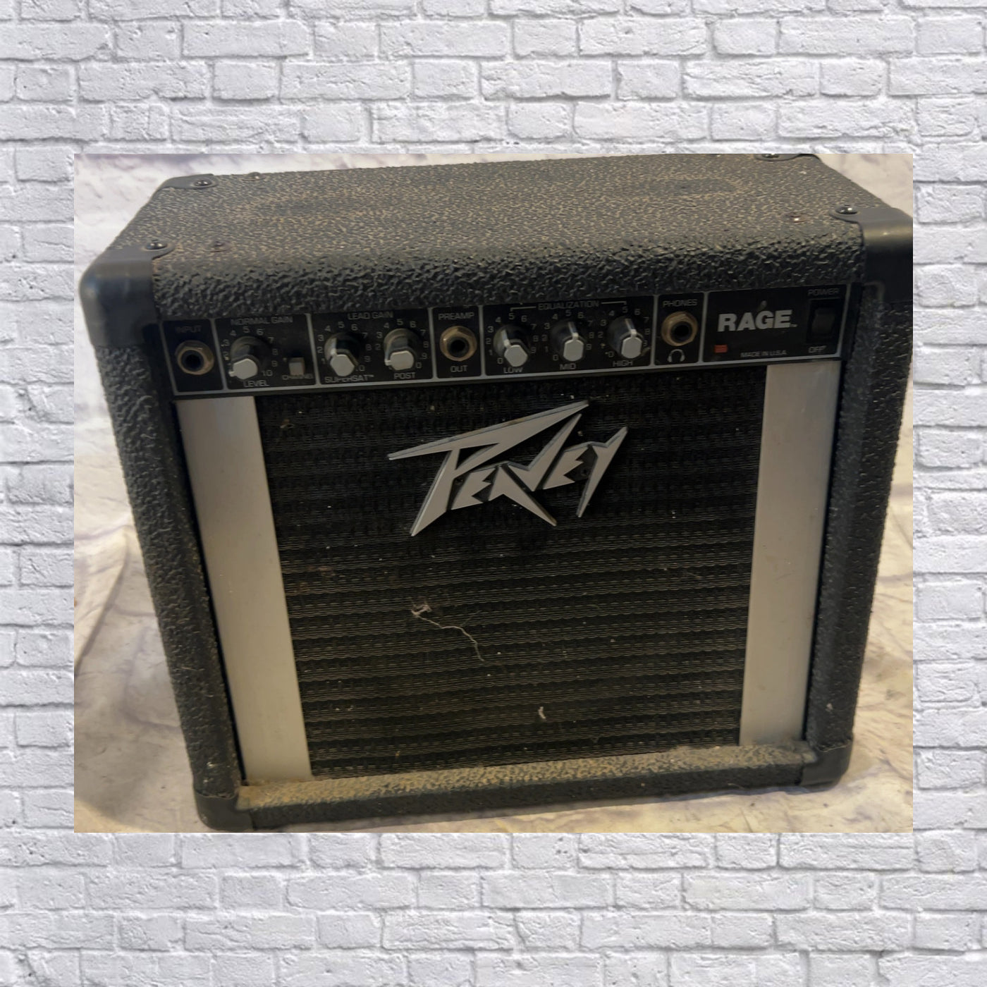 Peavey Rage 1990s Silver Trim Guitar Combo Amp