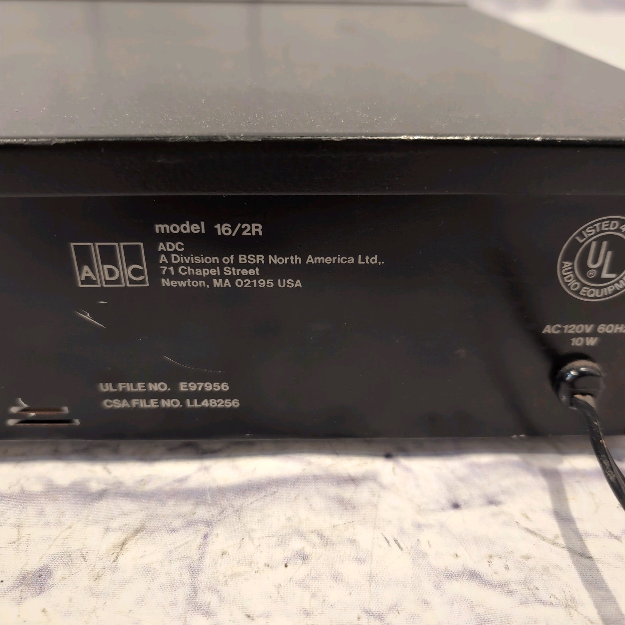 ADC 16/2R Component CD Player No Remote