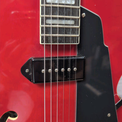 Grote Jazz Guitar w/ P90 GRWB-ZTTR Hollow Body Electric Guitar - Red
