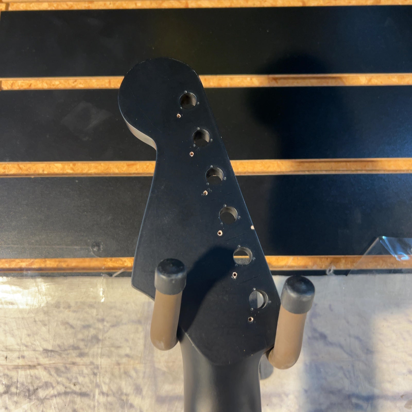 Unknown Strat Style Black 22 Fret Electric Guitar Neck