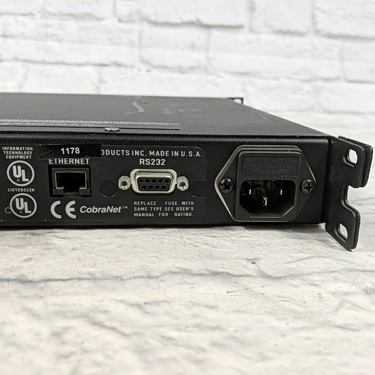 QSC Rave 81S Digital Audio Router