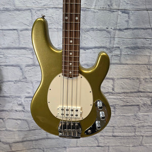 Ernie Ball Music Man Classic Stringray Gold Electric Bass 4 String Bass Guitar