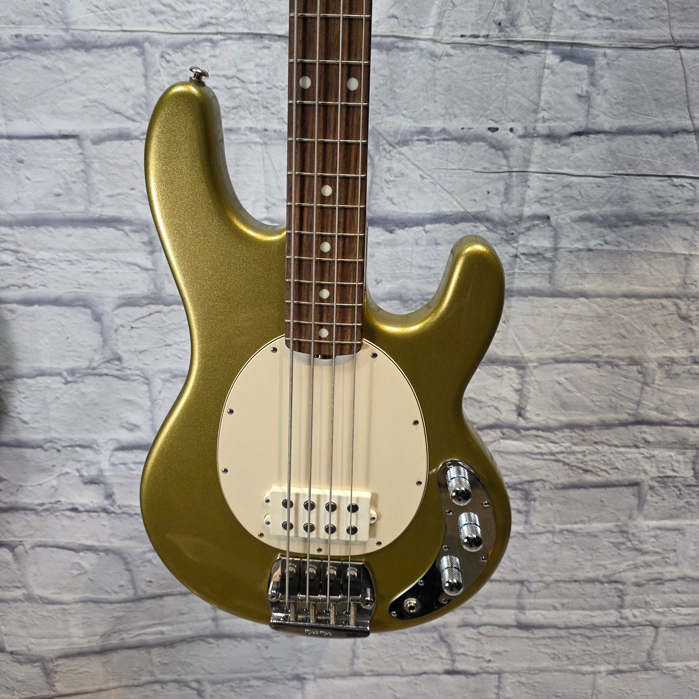 Ernie Ball Music Man Classic Stringray Gold Electric Bass 4 String Bass Guitar