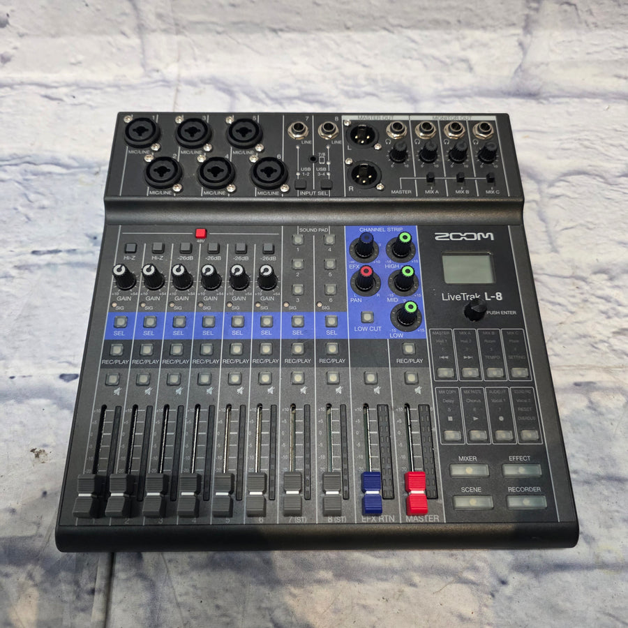 Zoom Live-Trak L-8 Digital Recorder