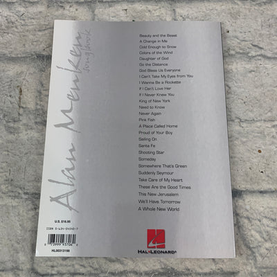 Alan Menken Songbook