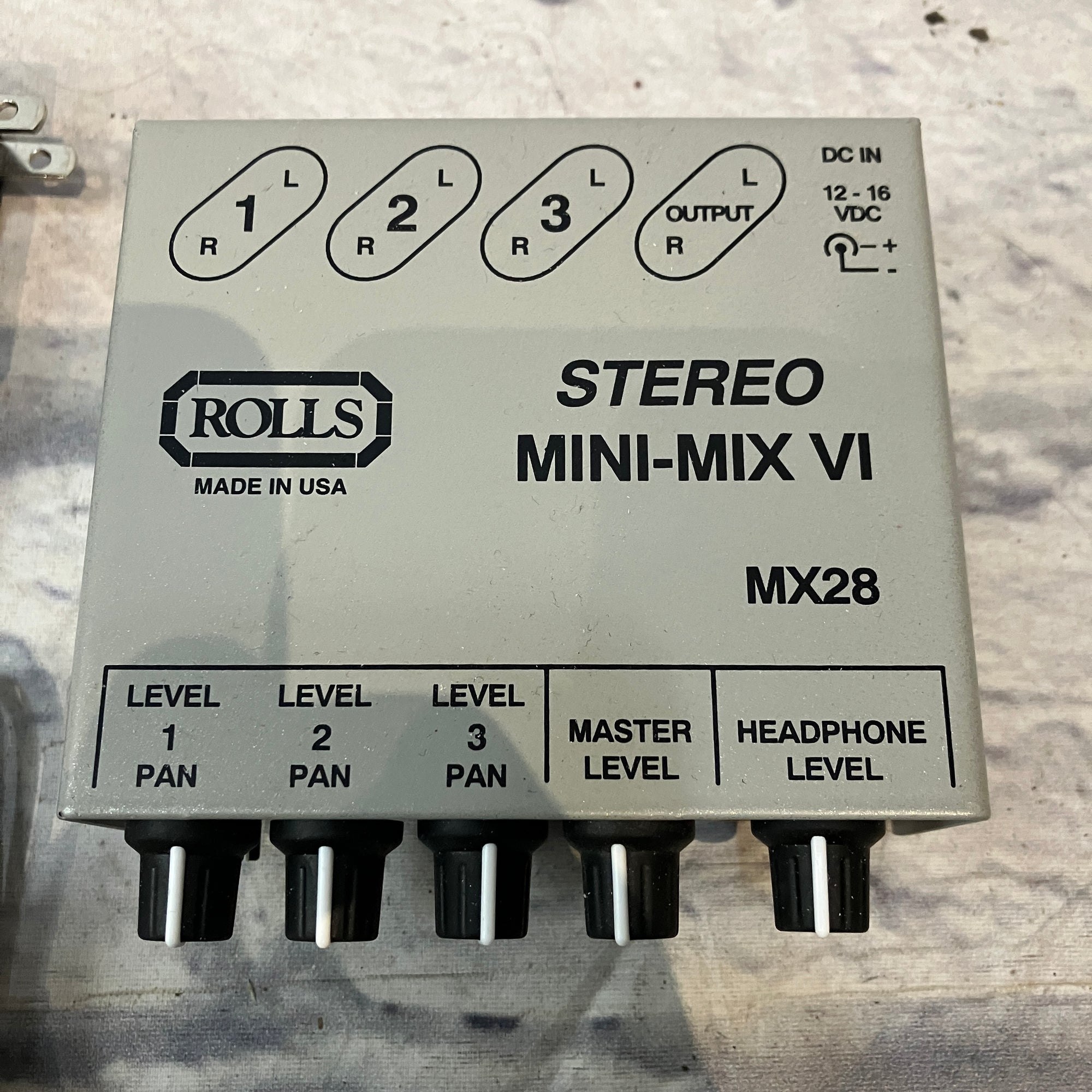 Rolls MX28 Stereo Mini-Mix VI Headphone Amp