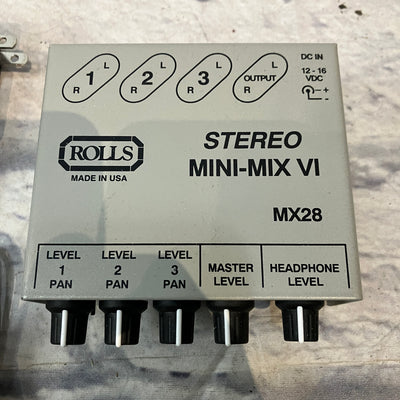 Rolls MX28 Stereo Mini-Mix VI Headphone Amp