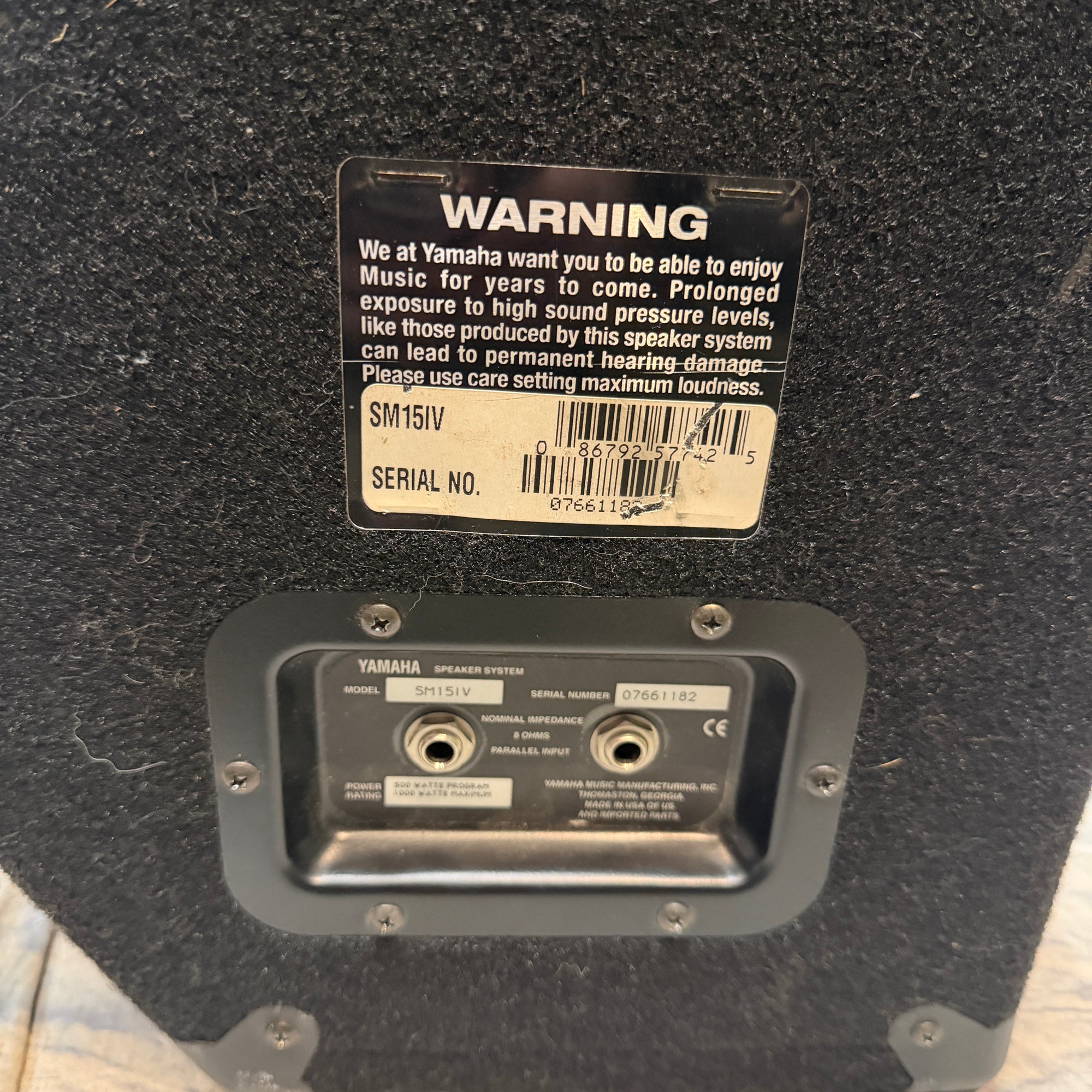 Yamaha SM15 4 Passive Speakers (Huge No Ship)