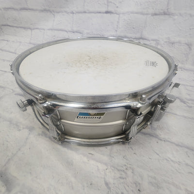 Ludwig Acrolite No 404 5x14" Snare Drum 8 Lug Rounded B/0 Badge w/ Clamshell Case
