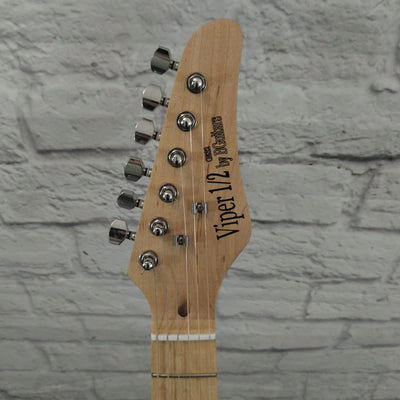 BG Mini Strat "White Tiger" Electric Guitar