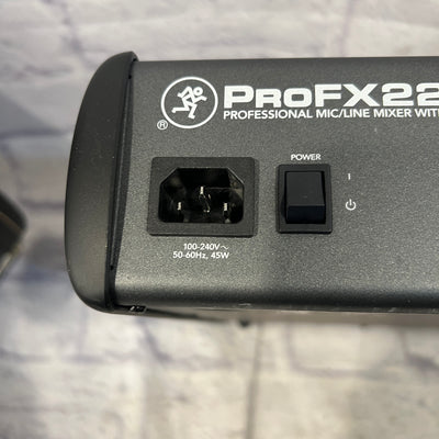Mackie ProFX22 V1 22 Channel Passive Mixer with Effects