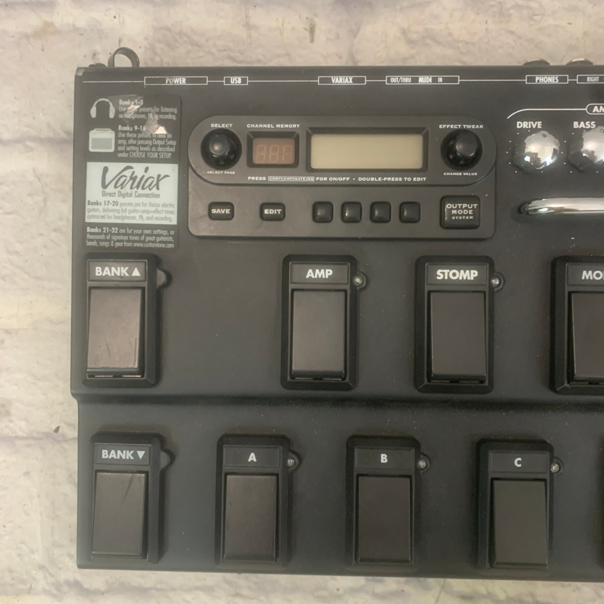 Line 6 POD XT Live Effects Pedal