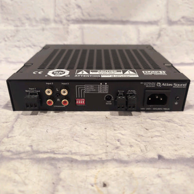 Atlas Sound MA40G Global Mixer Amplifier 3 Channel 40 Watt Balanced