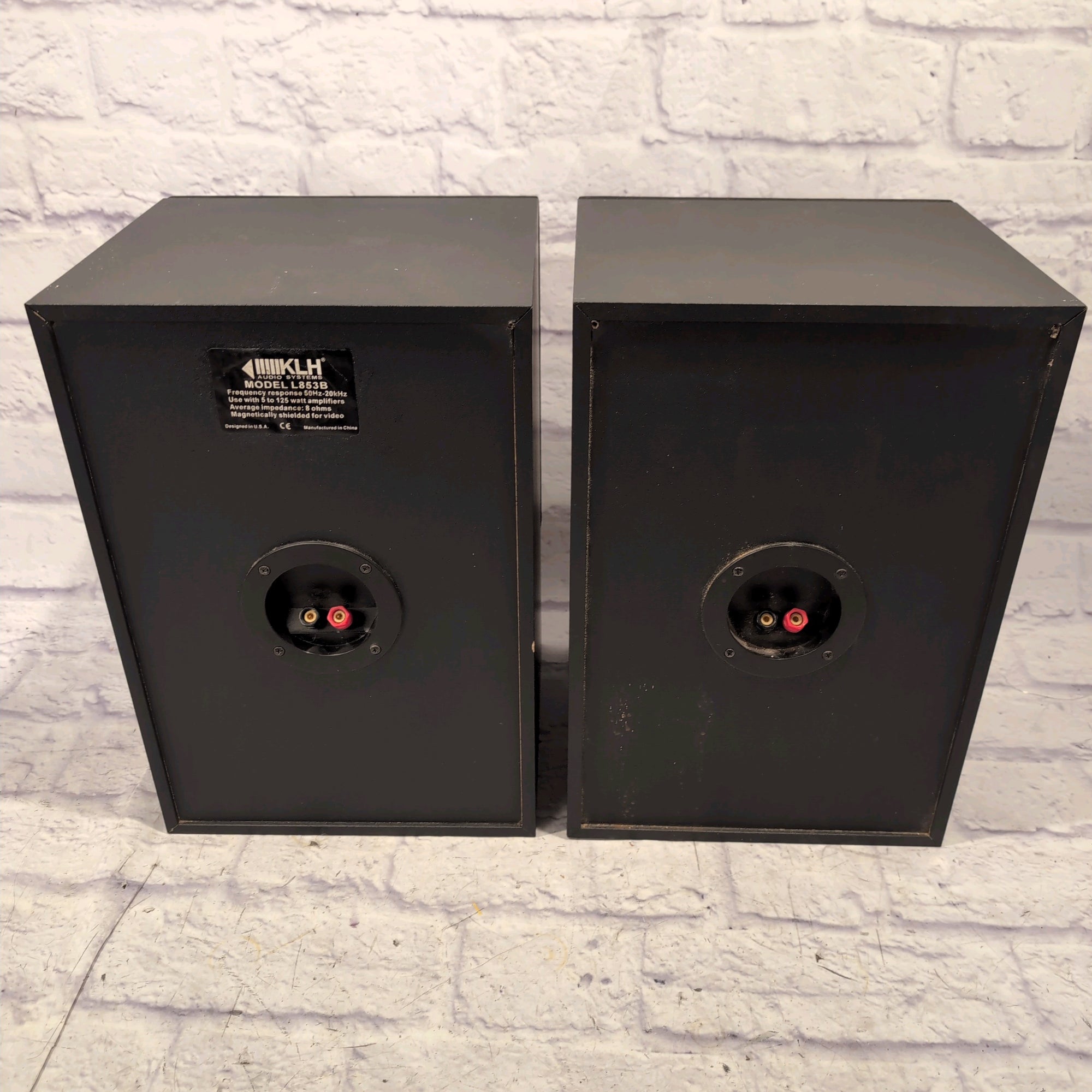 KLH L853B 8" Bookshelf Speakers