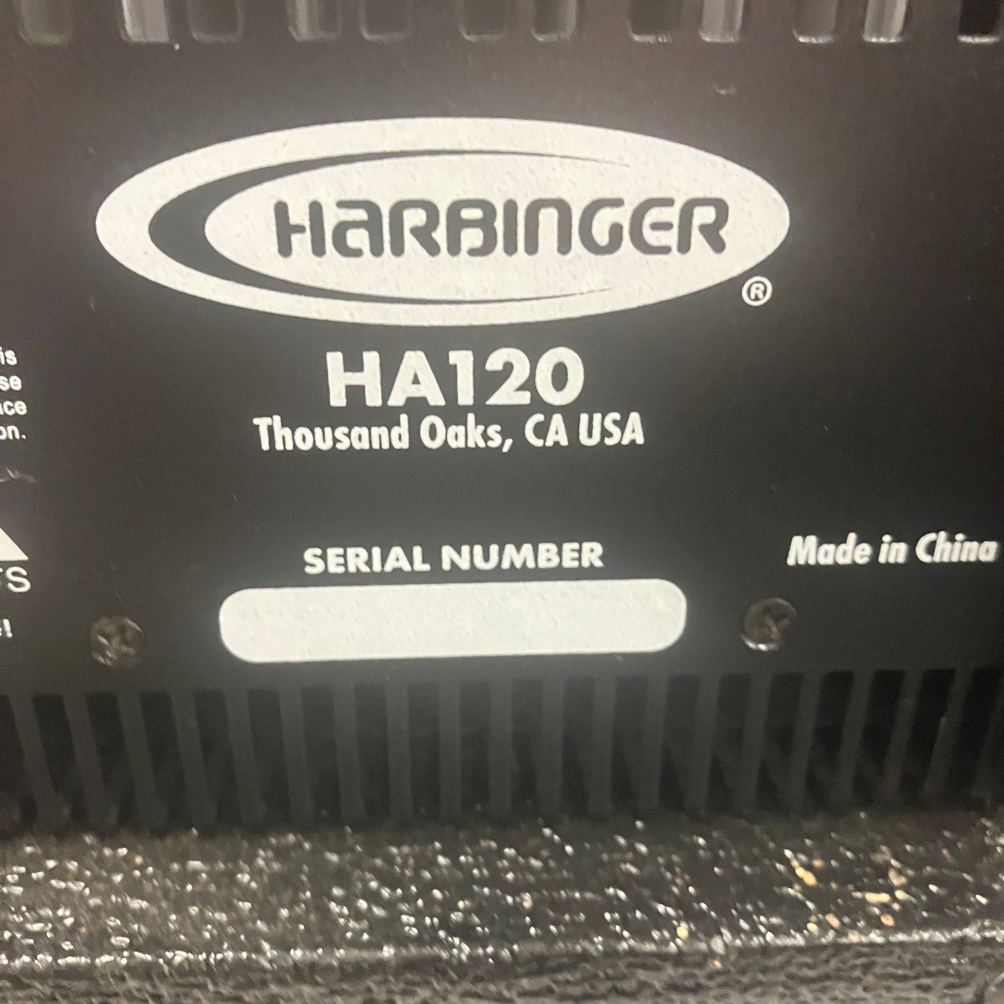 Harbinger HA120 / HA80C PA Mixer and Speakers