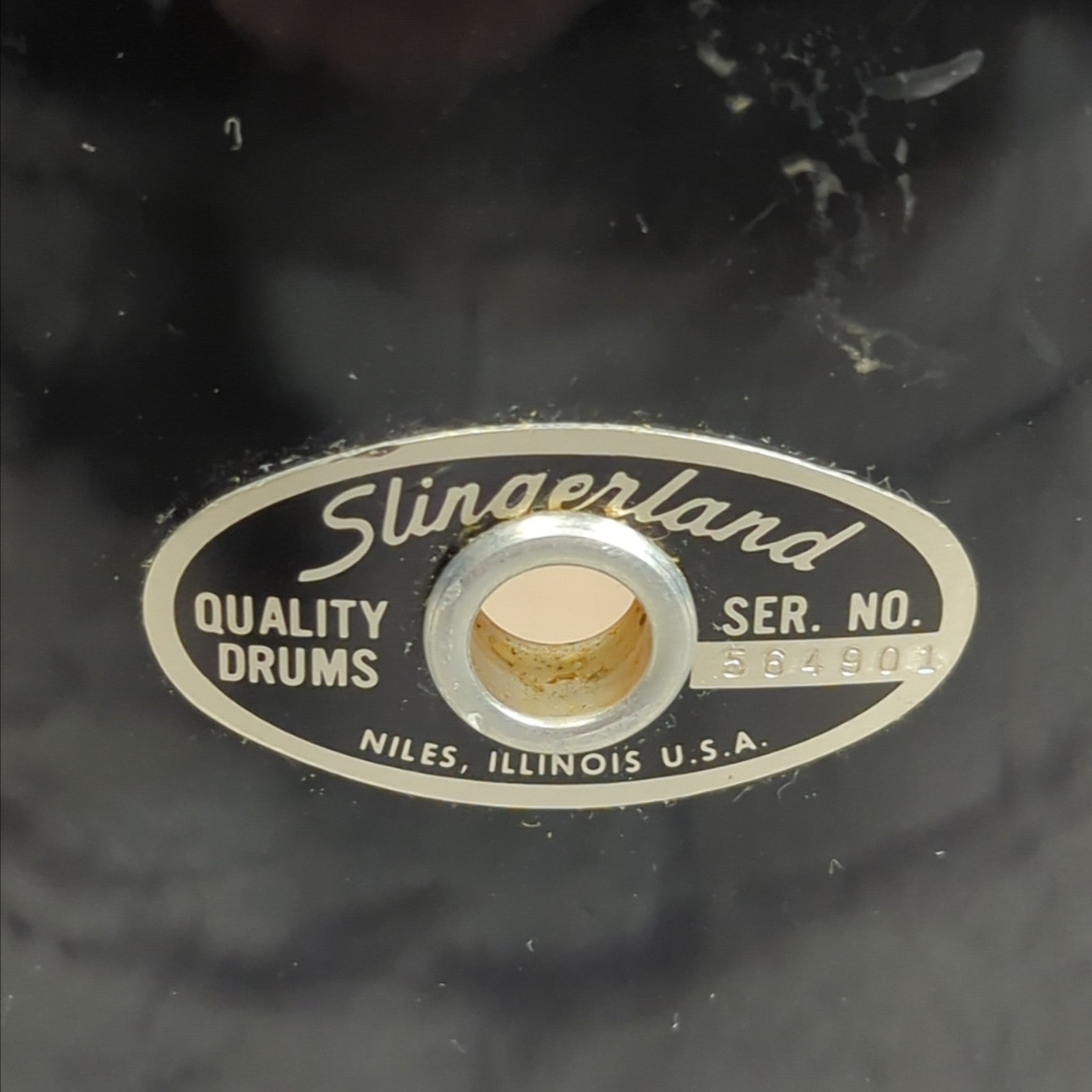 Slingerland 13 Rack Tom 1980s Black