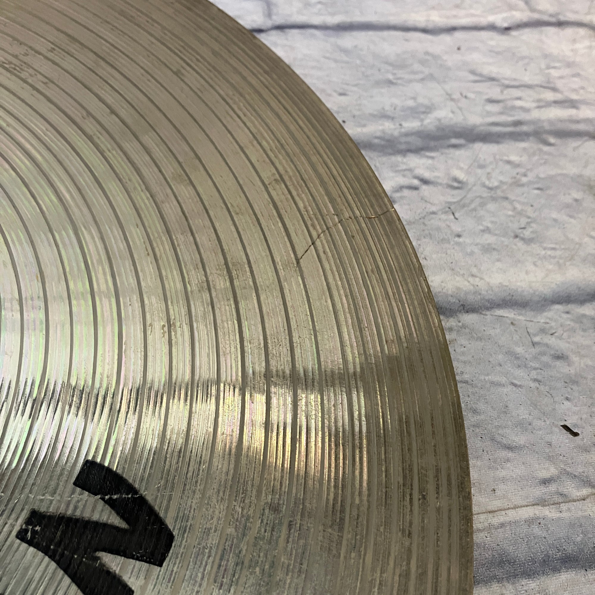 Sabian AA Metal Crash 19" CRACKED Crash Ride Cymbal
