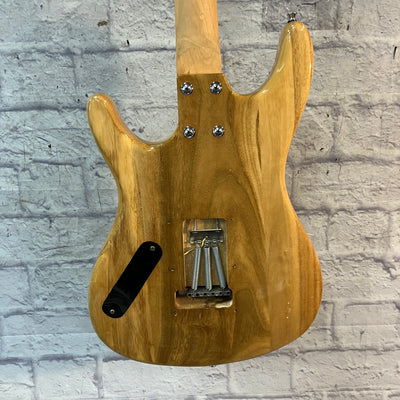 Viper S Style Solid Body Natural Finish Electric Guitar