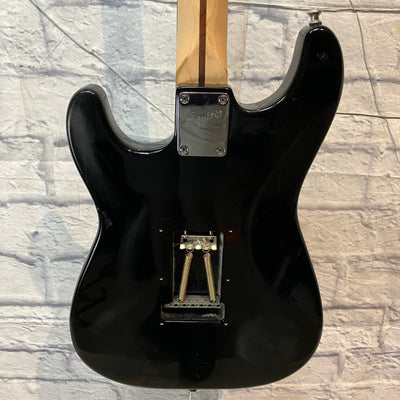 Squier Stratocaster w/ Duncan Bridge H Pickup - Black Electric Guitar