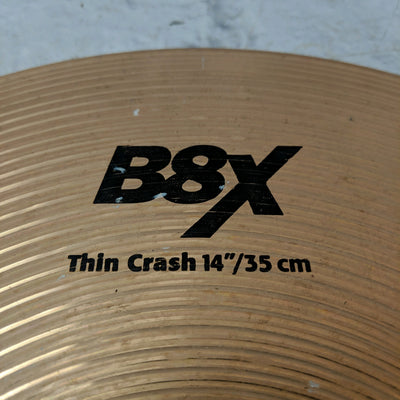 Sabian B8X 14 Inch Thin Crash