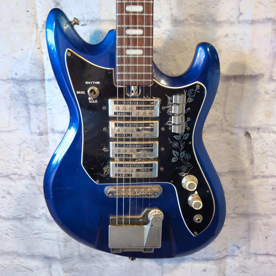 Vintage 1960s Teisco ET-440 Spectrum 4 Electric Guitar