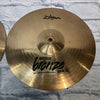 Zildjian Scimitar Bronze Rock Hi Hat 14" Cymbal Pair