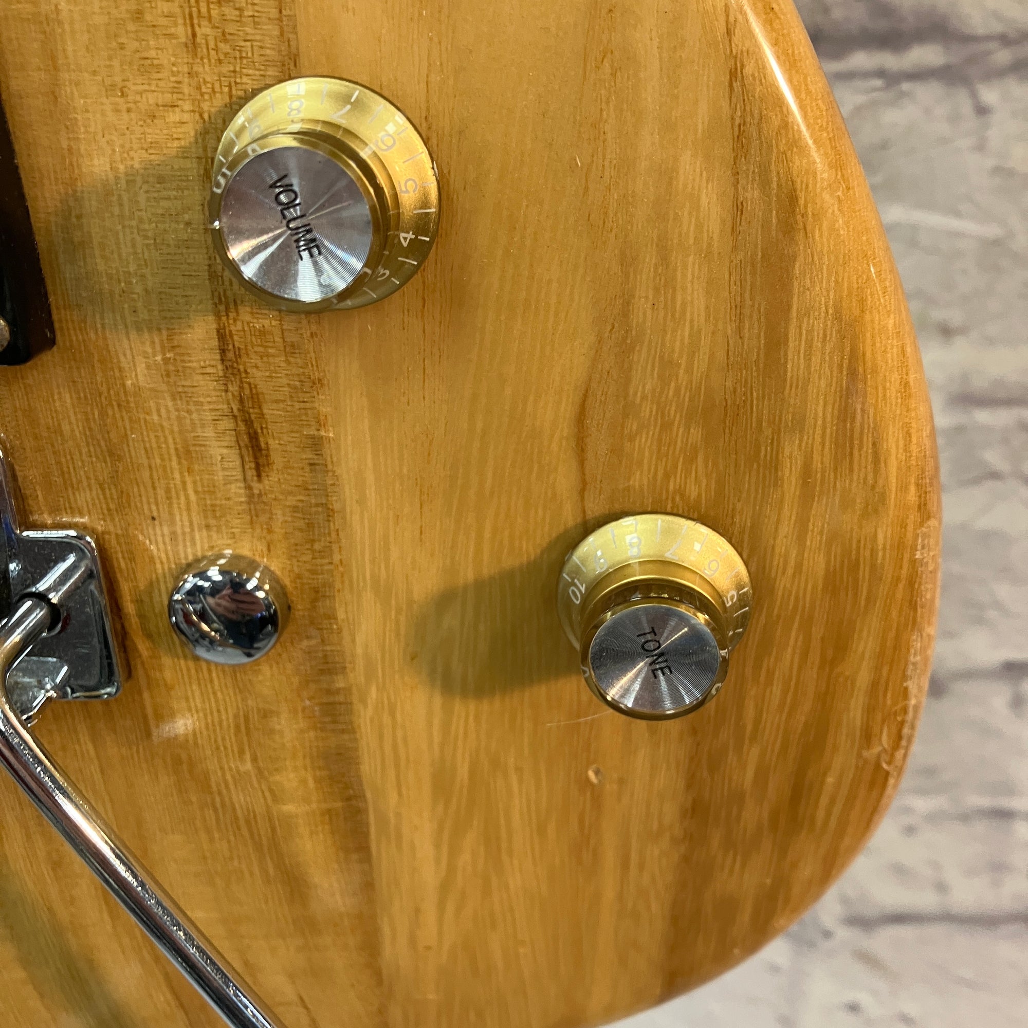 Viper S Style Solid Body Natural Finish Electric Guitar