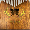 Unknown Butterfly Kalimba with Case