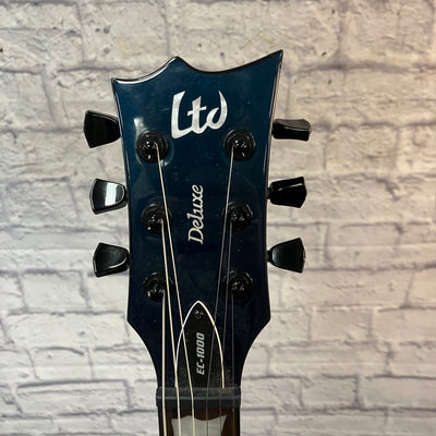ESP LTD EC-1000 Deluxe Violet Andromeda with Case Electric Guitar