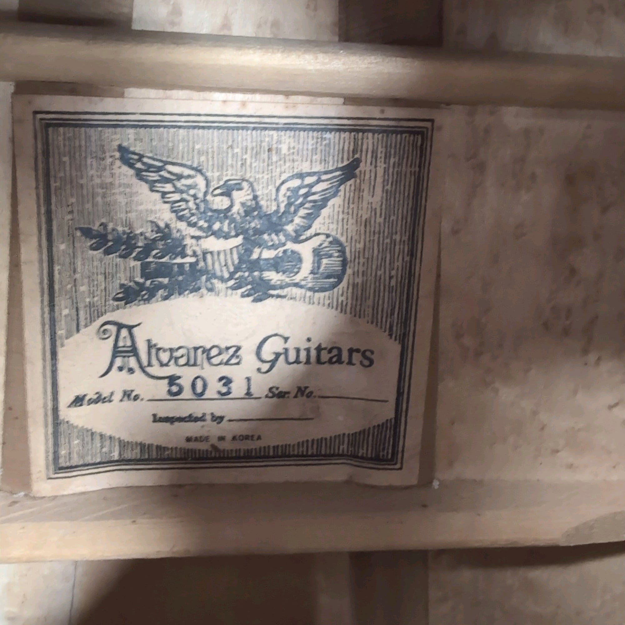 Alvarez 5031 Acoustic Guitar As Is Made in Korea