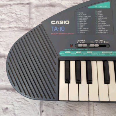 Casio Ta-10 Stereo Cassette Keyboard