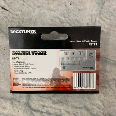 Rocktuner Digital Guitar Bass Violin Tuner Rt T1