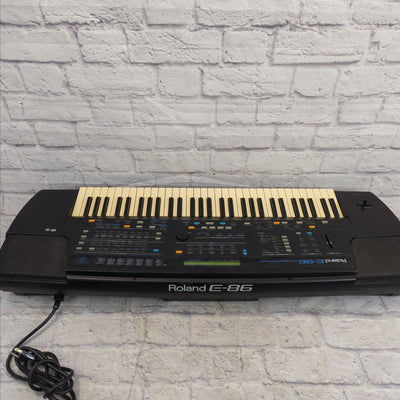 Vintage 1990s Roland E-86 Intelligent Synthesizer