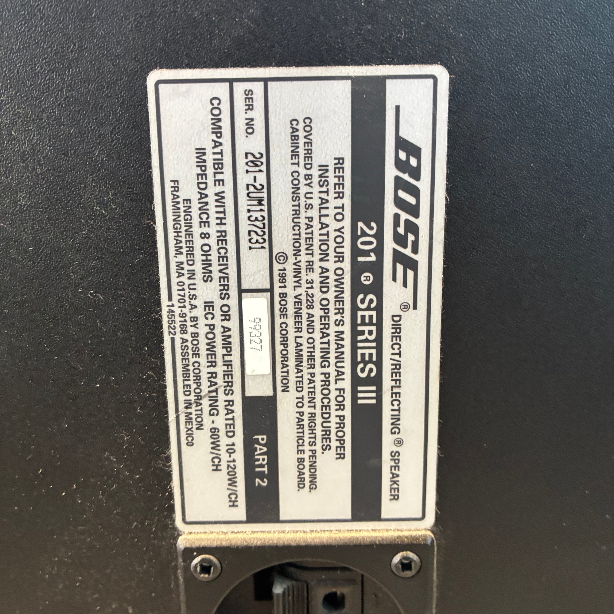 Bose 201 Series III Speaker Pair