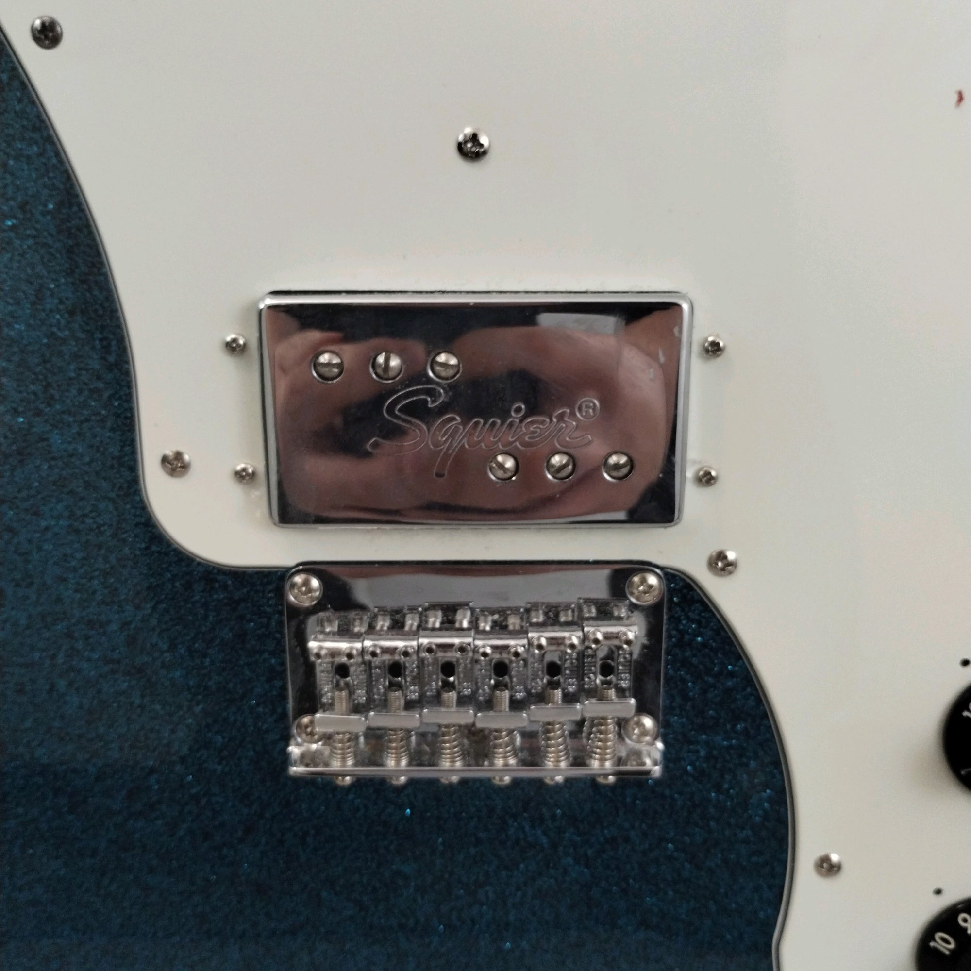 Squier Esquire Deluxe Blue Sparkle Loaded Body