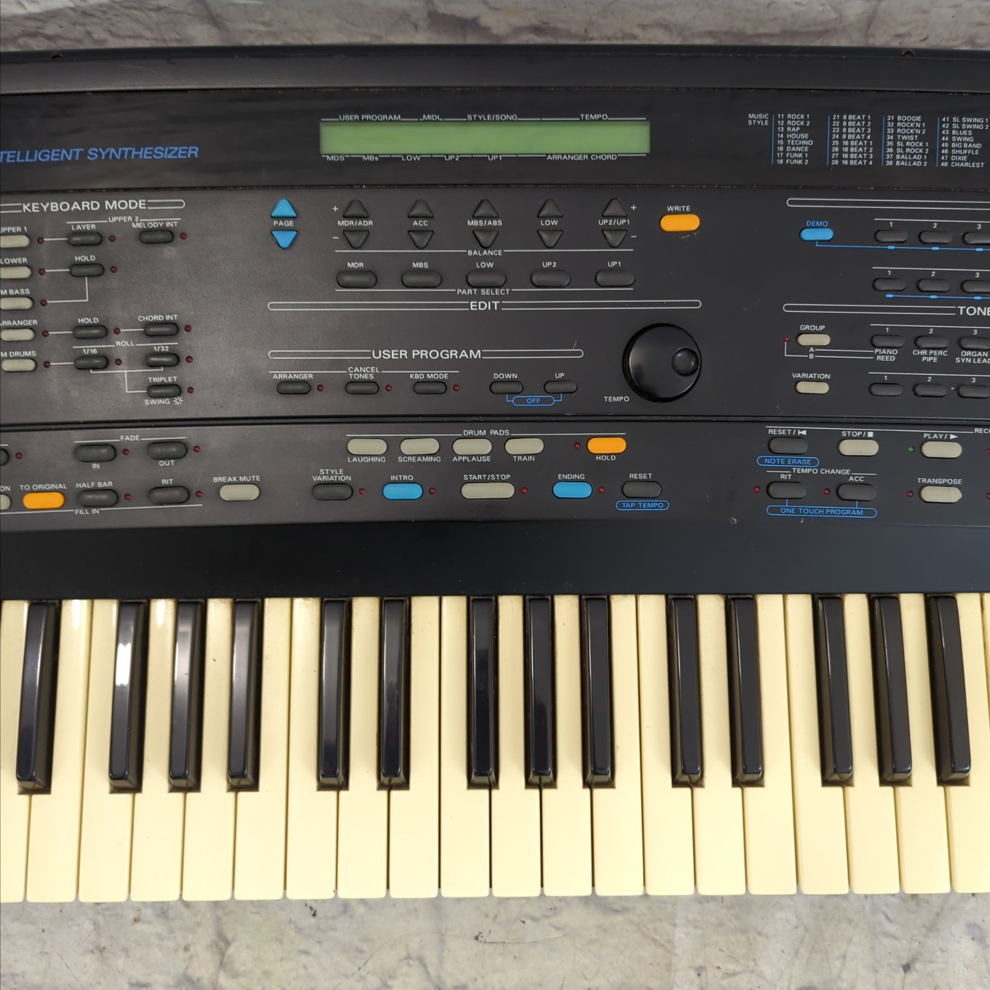 Vintage 1990s Roland E-86 Intelligent Synthesizer - Evolution Music