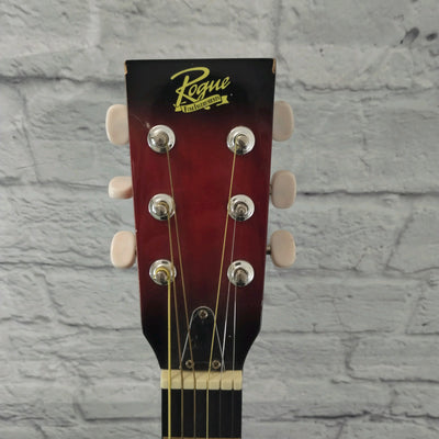 Rogue Red Acoustic Guitar