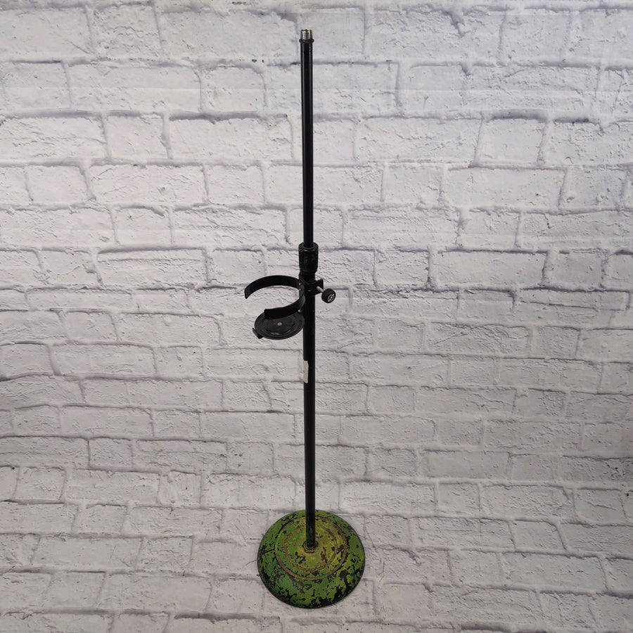 Unknown Straight Microphone Stand with Cup Holder Attachment