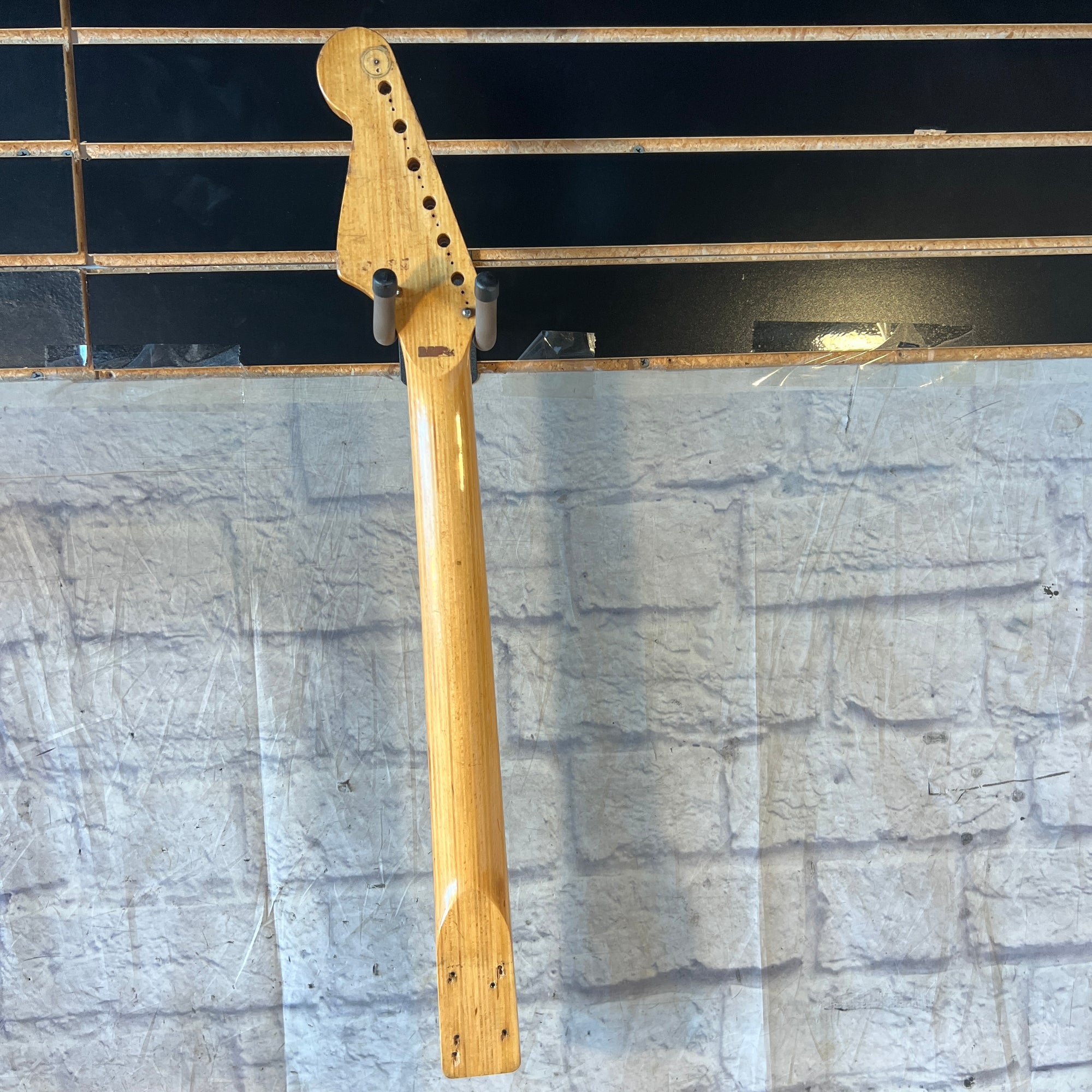 Unknown Vintage Japanese Electric Guitar Neck Missing Nut