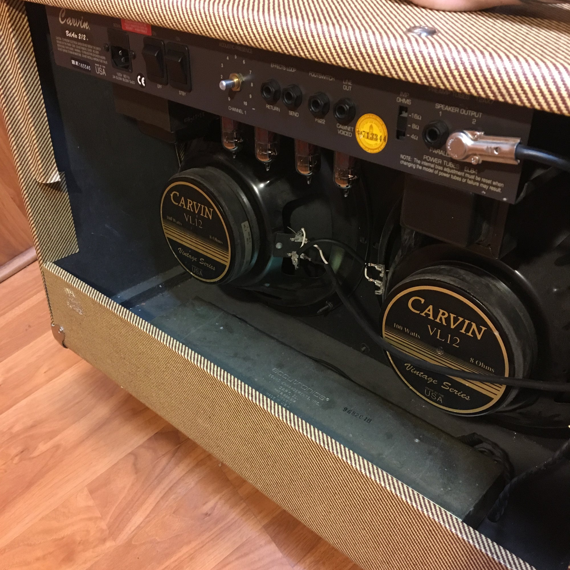 Carvin Belair 212 Tweed Tube Combo