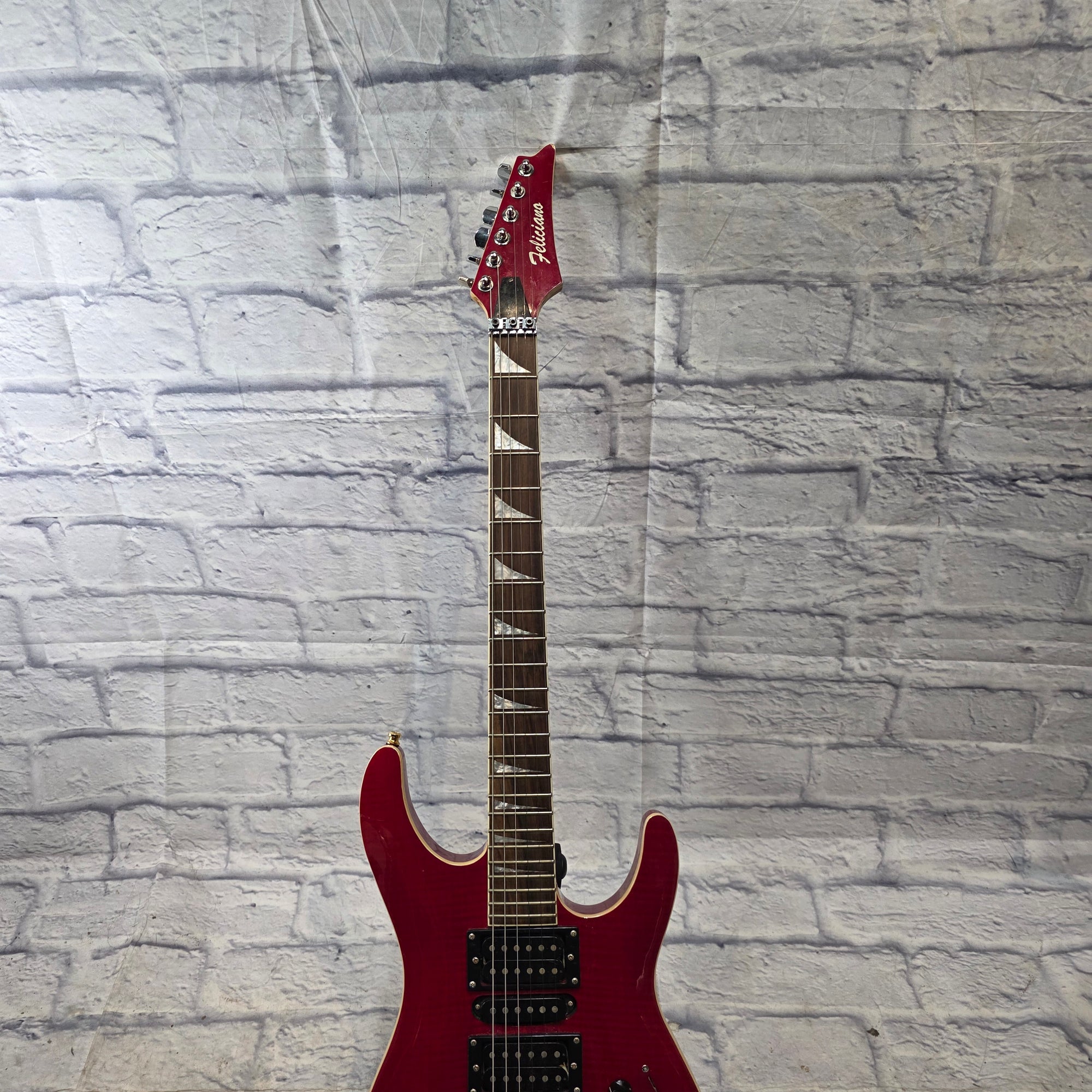 Feliciano Feliciano "Red Satin" w/ Floyd Rose Electric Guitar Electric Guitar